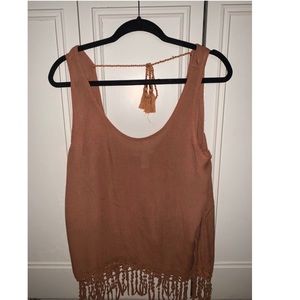 Crotchet Tie back Tank